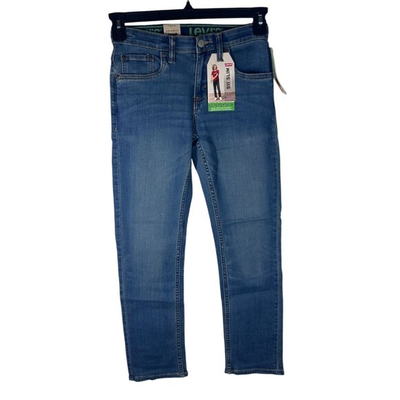 Levi's 511 Slim Fit Jeans Boys Size 12 REG 26x27 Adjustable Waistband Denim NEW - Picture 1 of 10